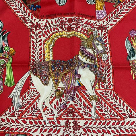 hermes la danse du cheval marwari|La Danse du Cheval Marwari HERMÈS PARIS Silk Scarf by .